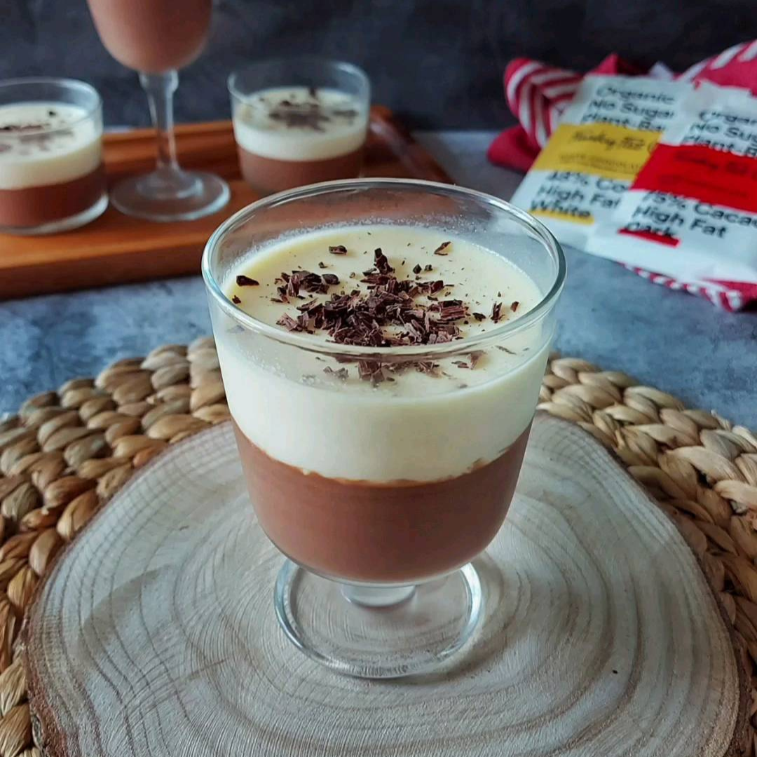 Keto Two Chocolate Panna Cotta