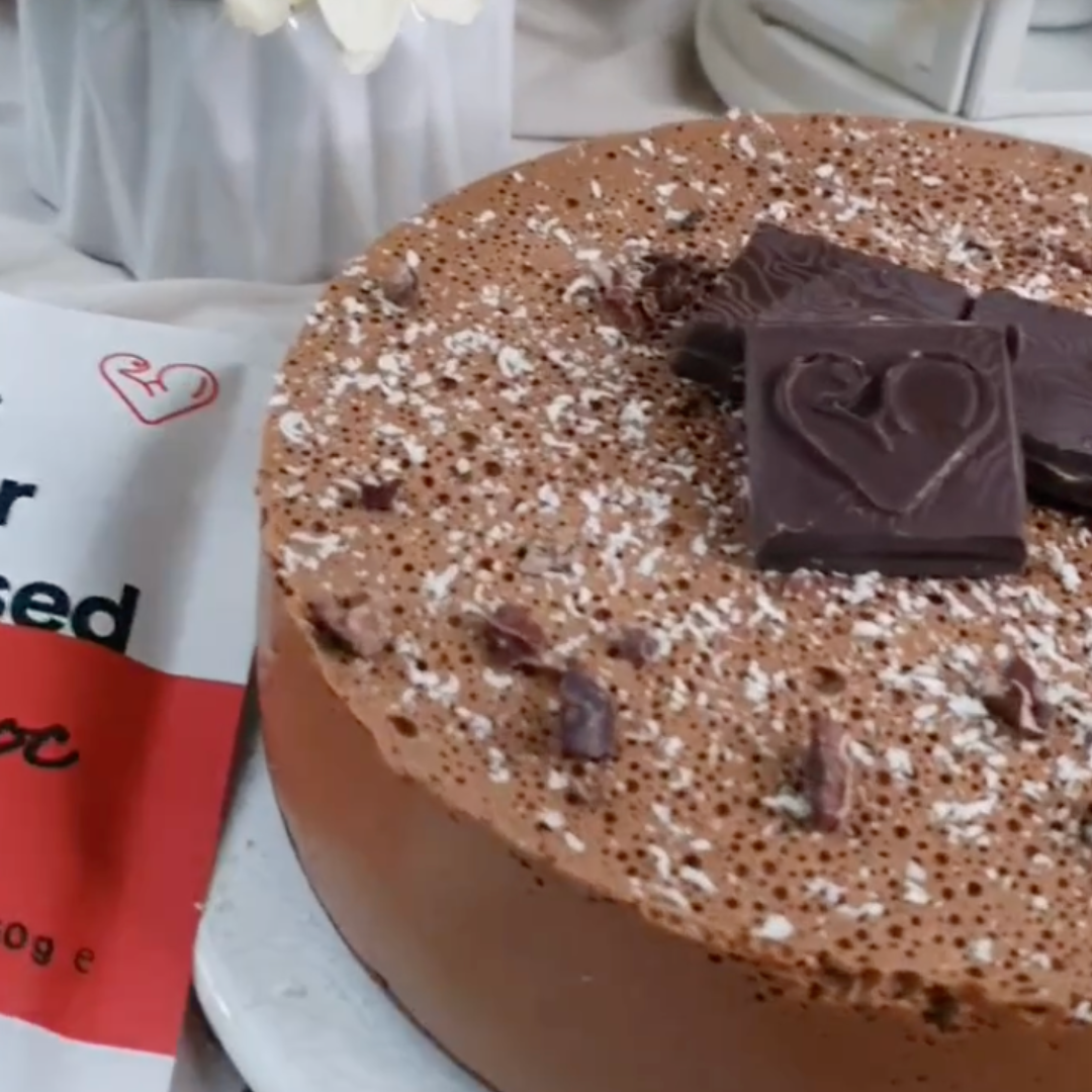 Low-Carb Mouse Chocolate Pie