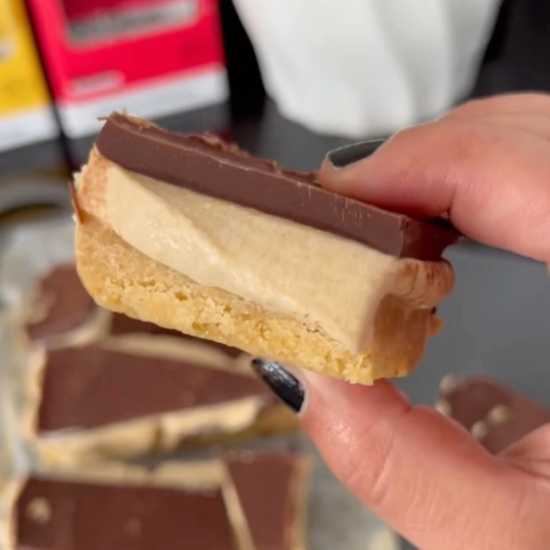Keto Sugar- free Millionaire Caramel Shortbread