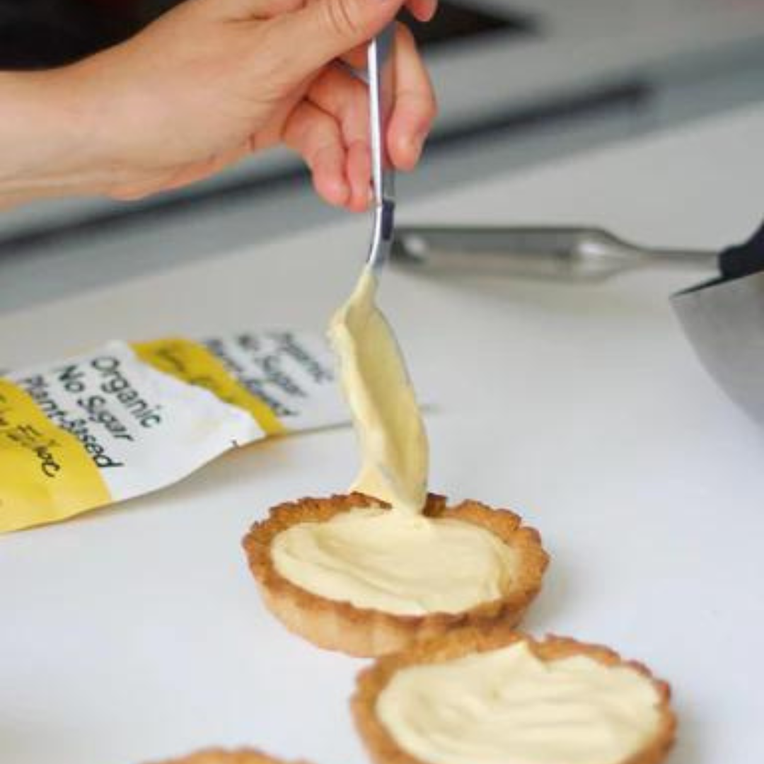 Low Carb White Chocolate Custard Tartlets