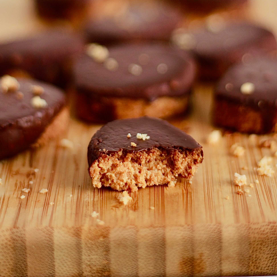Spiced Funky Fat chocolate dipped Polvorones