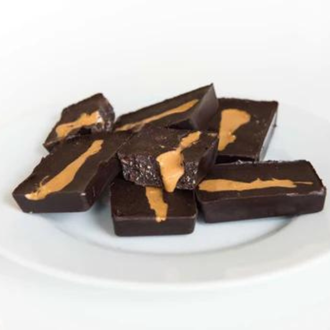 Keto Recipe: Chocolate Peanut Butter Fat Bombs