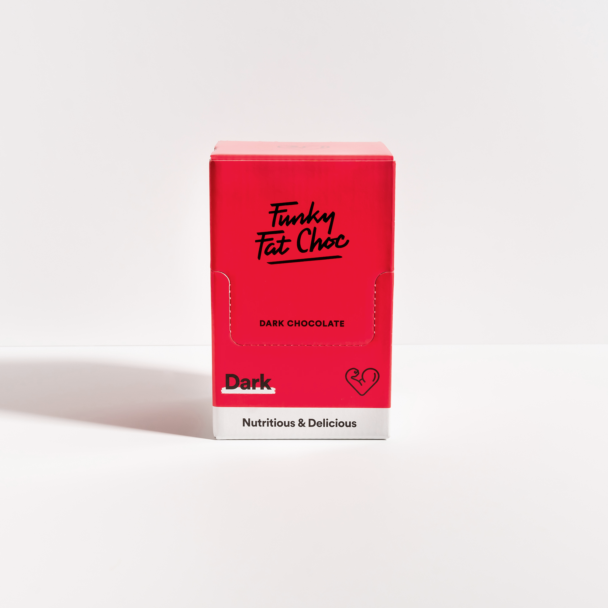 Funky Fat Choc Dark - 10 bars - funkyfatfoods.com