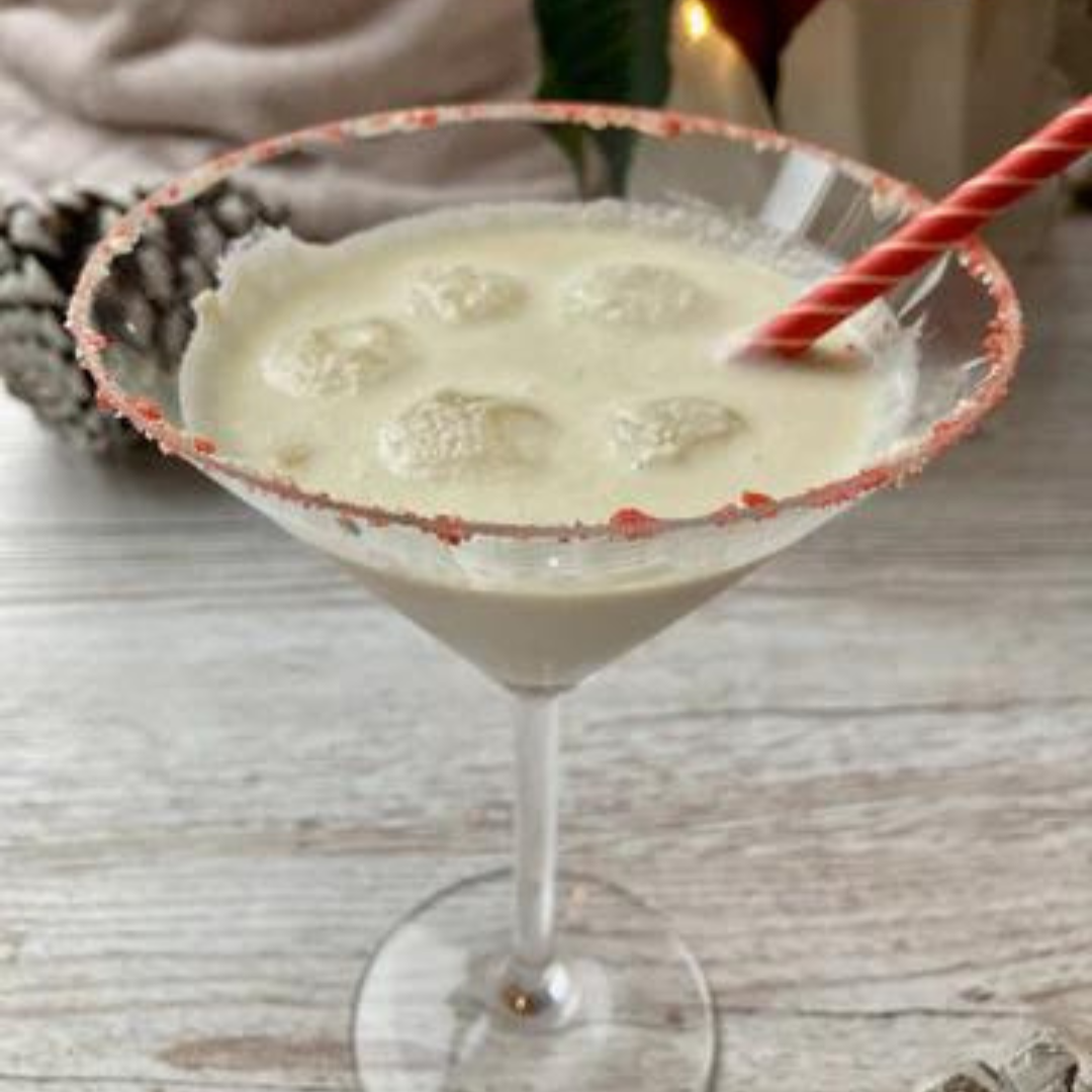 Sugar-Free White Chocolate Peppermint Martini