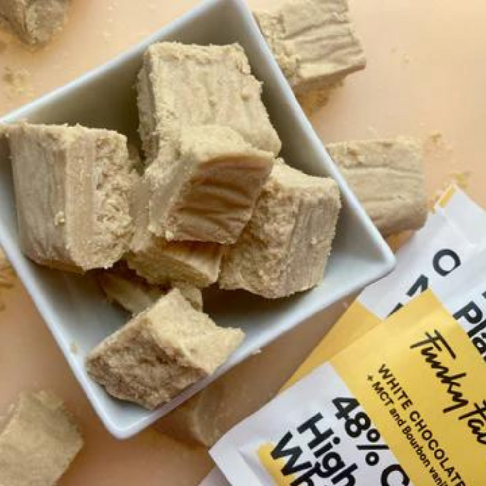 Sugar-free Salted Fudge | Funky Fat Foods